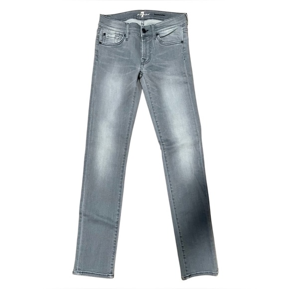 Seven for all Mankind Roxanne Skinny Jeans Gray Size 27 - Picture 5 of 11